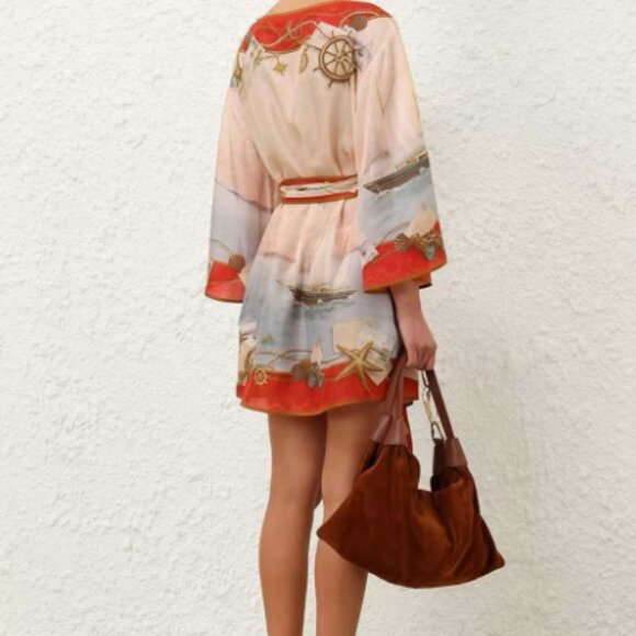 Zimmerman Linen Midi Dress - Picture 4 of 8